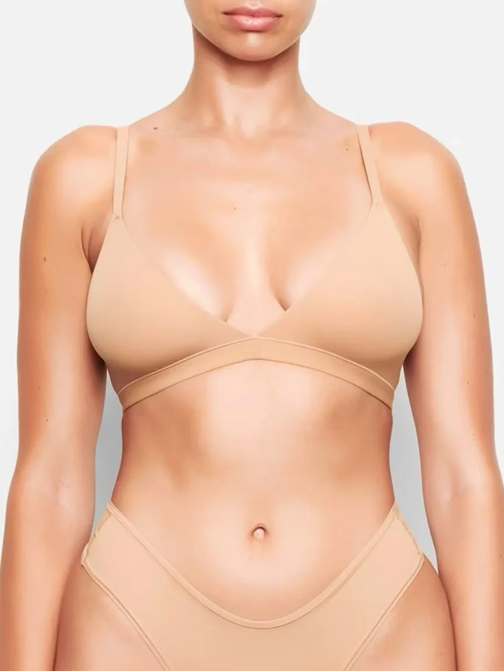 Skims -  Clay Triangle Bralette - Picture 3 of 5